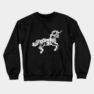 Unicorn Vintage Shirt Funny Magic T-Shirt Old Style white design Crewneck Sweatshirt